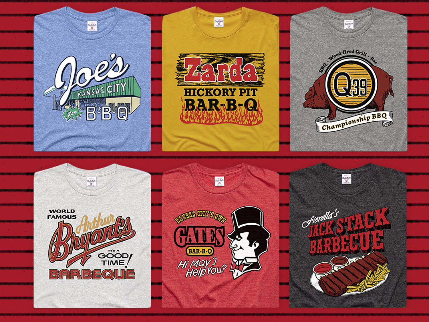Charlie Hustle KC Restaurant T-shirts